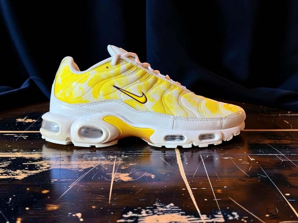 Nike Air Max Plus Lemon Wash Women's Sneakers FZ4348-100 Size 11 US